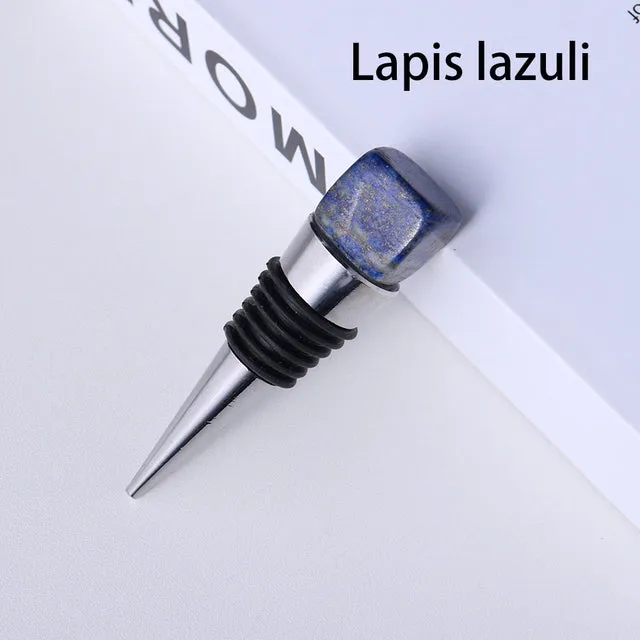 Natural Crystal Square Wine Stopper