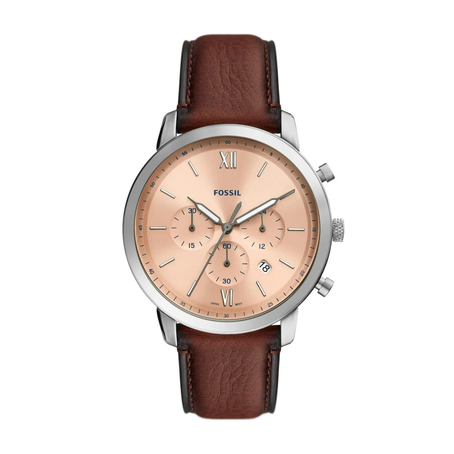 Neutra Chronograph Medium Brown LiteHide™ Watch