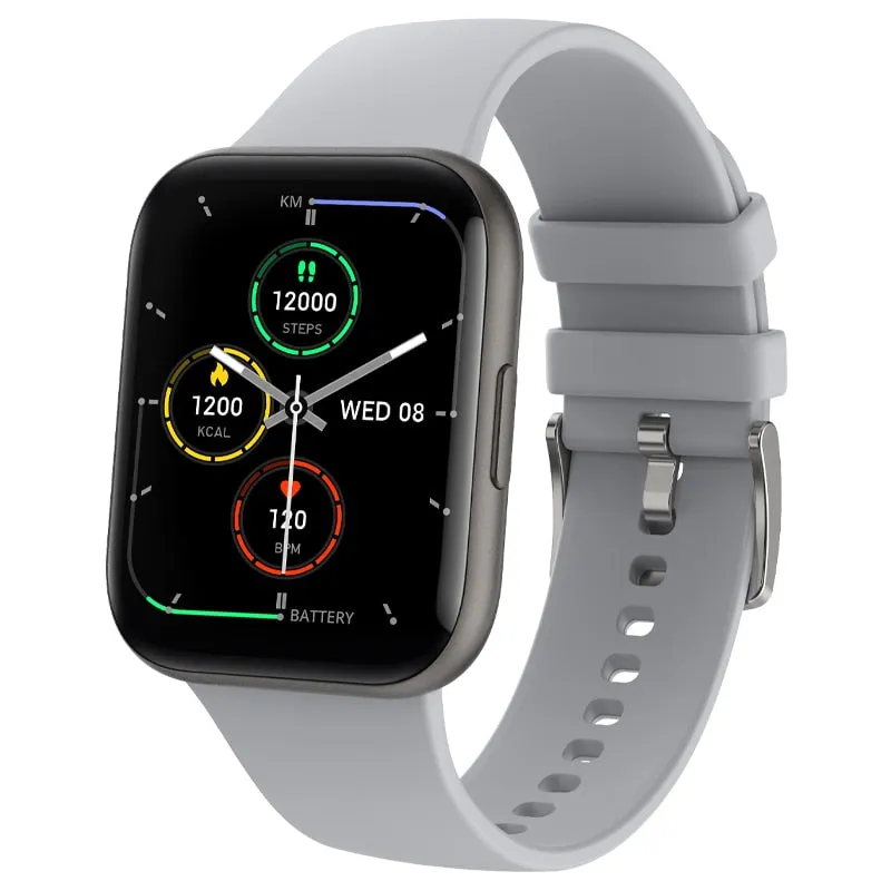 New 1.69&quot; Women Smart Watch Real-time Weather Forecast Tracker Heart Rate Monitor Sports Ladies Smart Watch Men For Android IOS