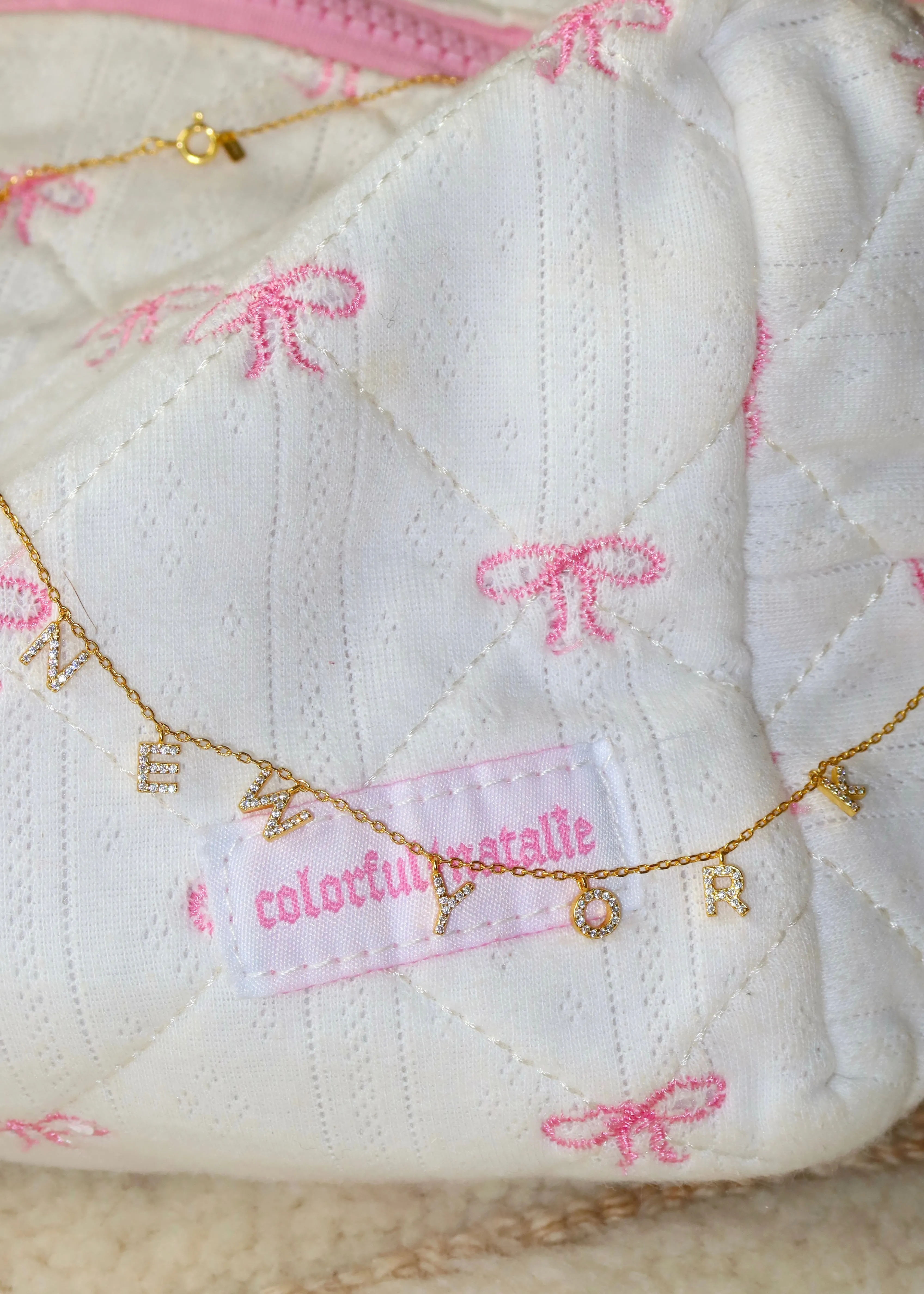 New York Letter Necklace