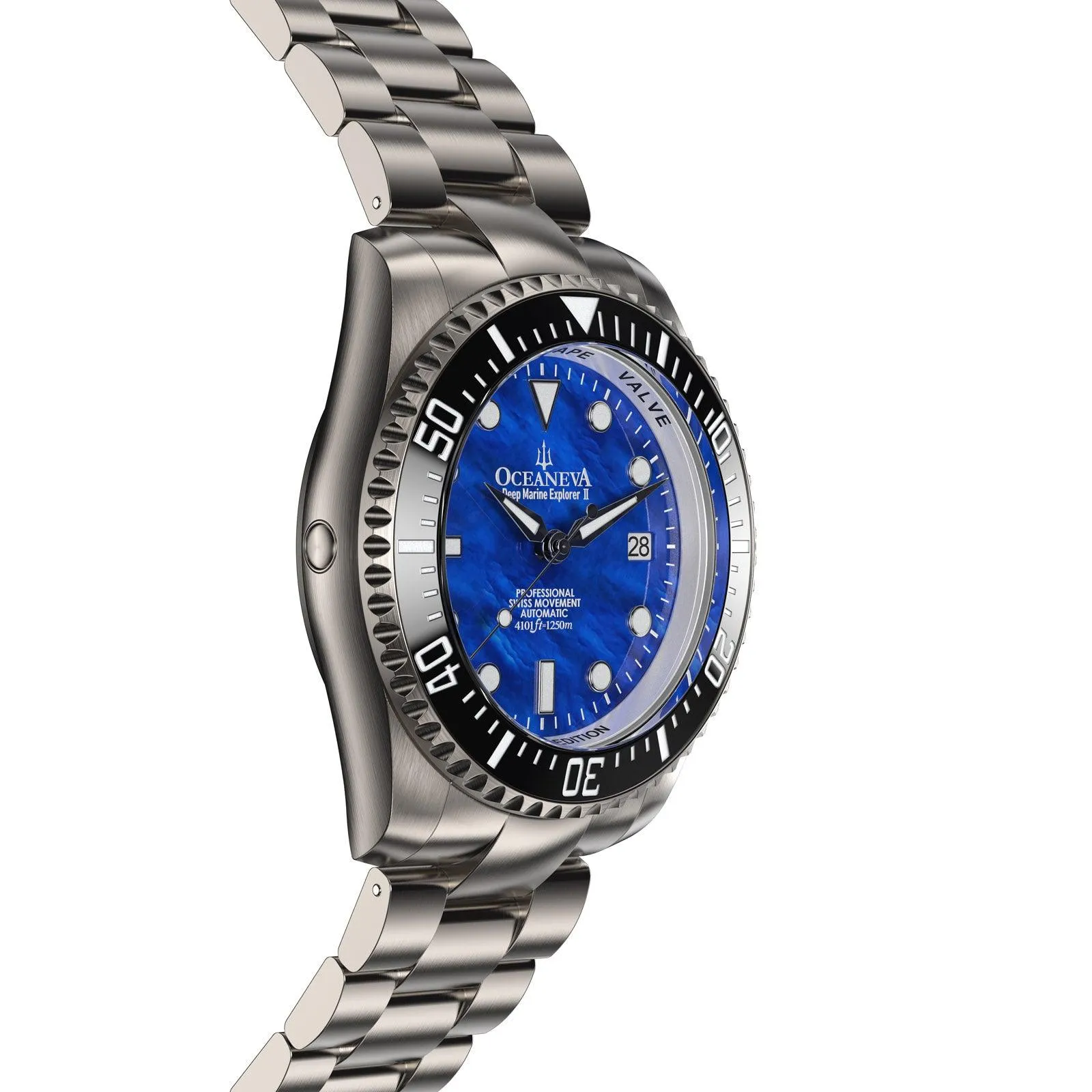 Oceaneva Titanium Deep Marine Explorer II Automatic Blue Limited Edition