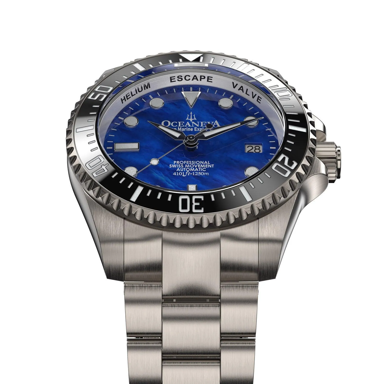Oceaneva Titanium Deep Marine Explorer II Automatic Blue Limited Edition