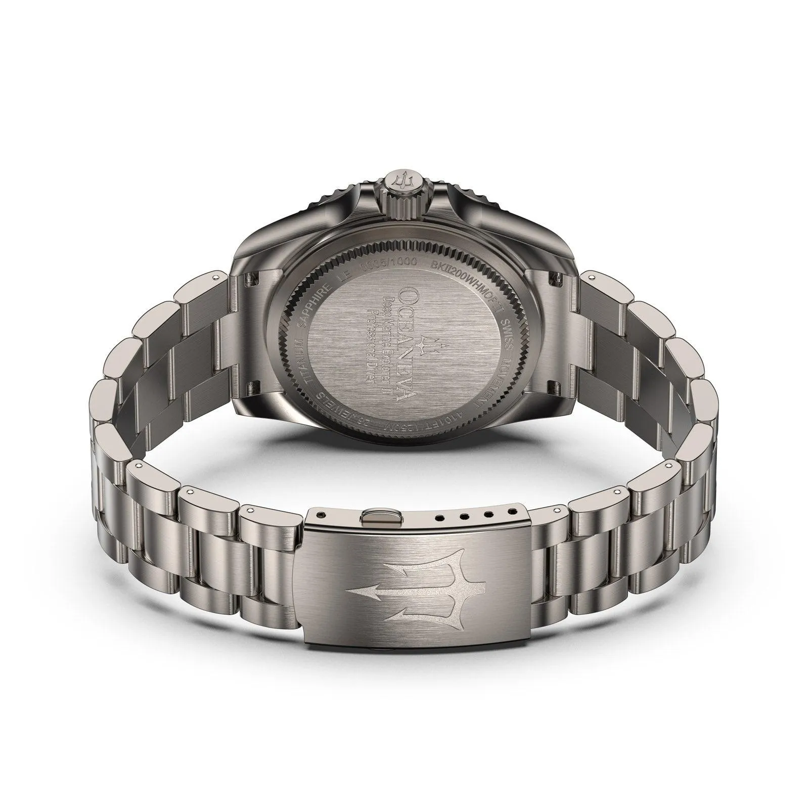 Oceaneva Titanium Deep Marine Explorer II Automatic Mother of Pearl Limited Edition