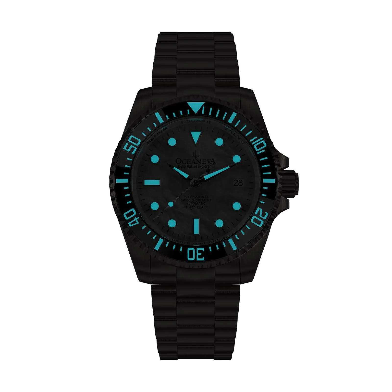 Oceaneva Titanium Deep Marine Explorer II Automatic Mother of Pearl Limited Edition