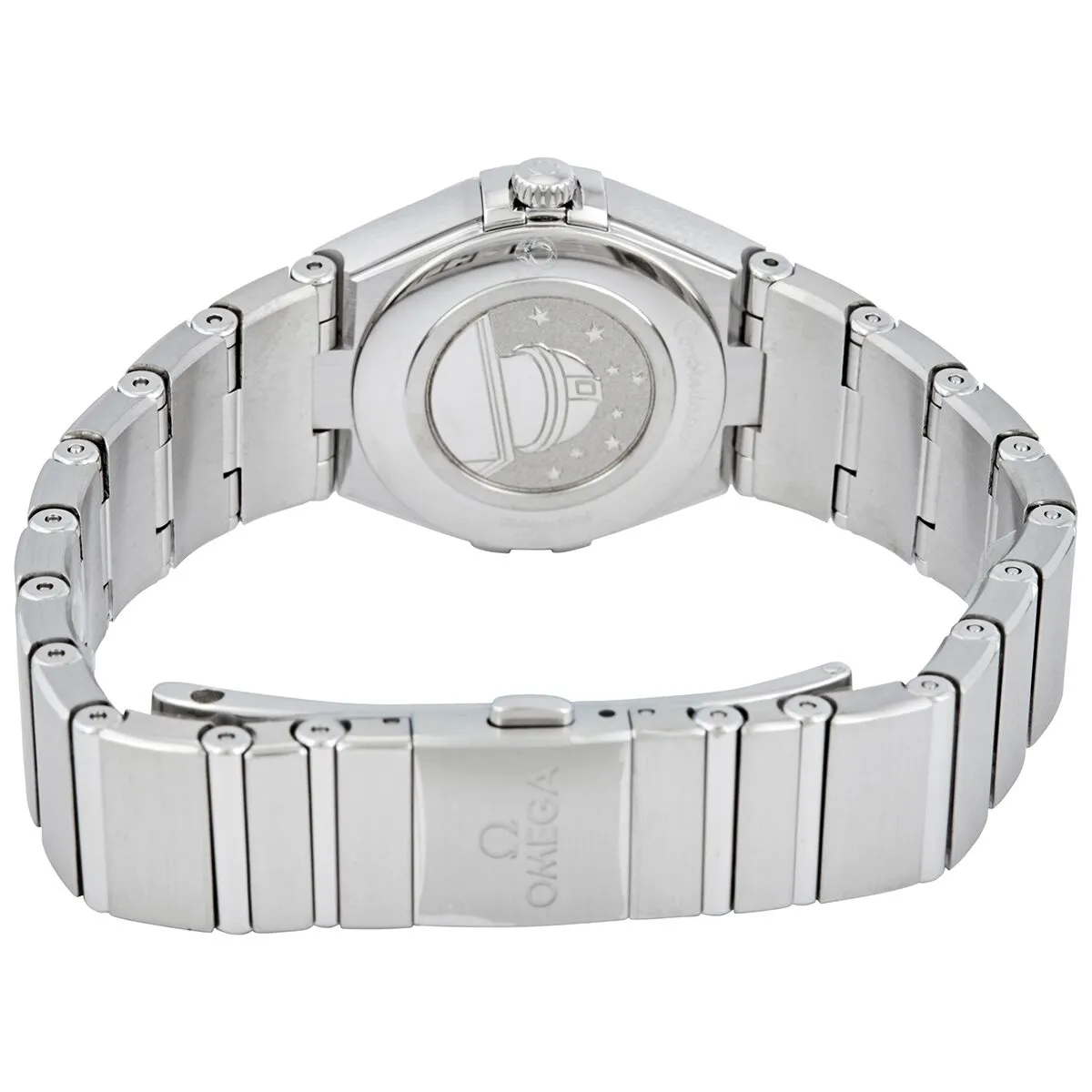 Omega Constellation Manhattan Quartz Diamond Grey Dial Ladies Watch 131.15.25.60.56.001