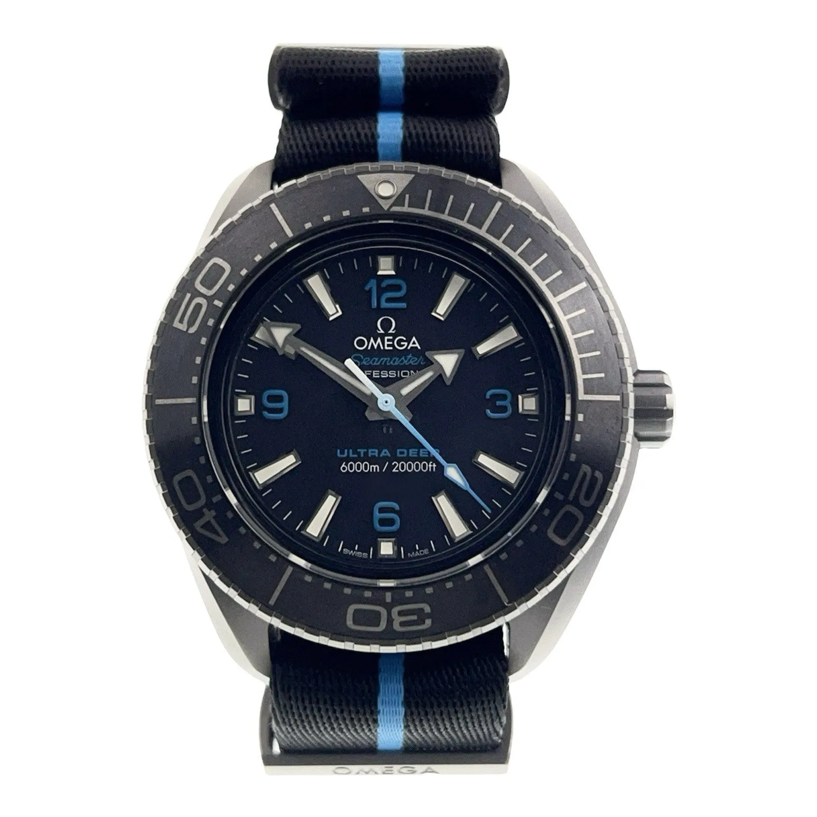 Omega Seamaster Ultra Deep Titanium Black Dial 45.5mm Auto 215.92.46.21.01.001