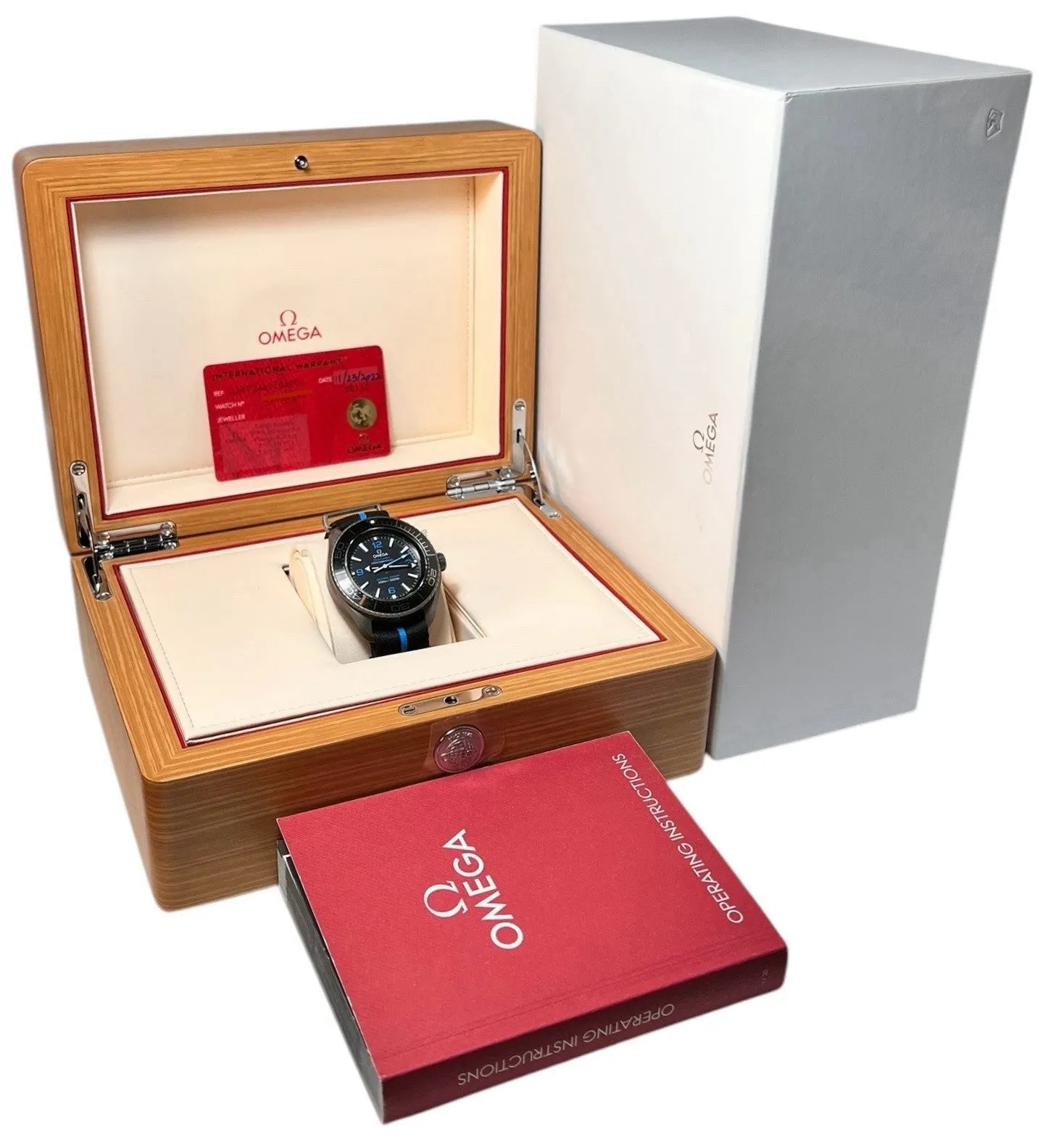 Omega Seamaster Ultra Deep Titanium Black Dial 45.5mm Auto 215.92.46.21.01.001