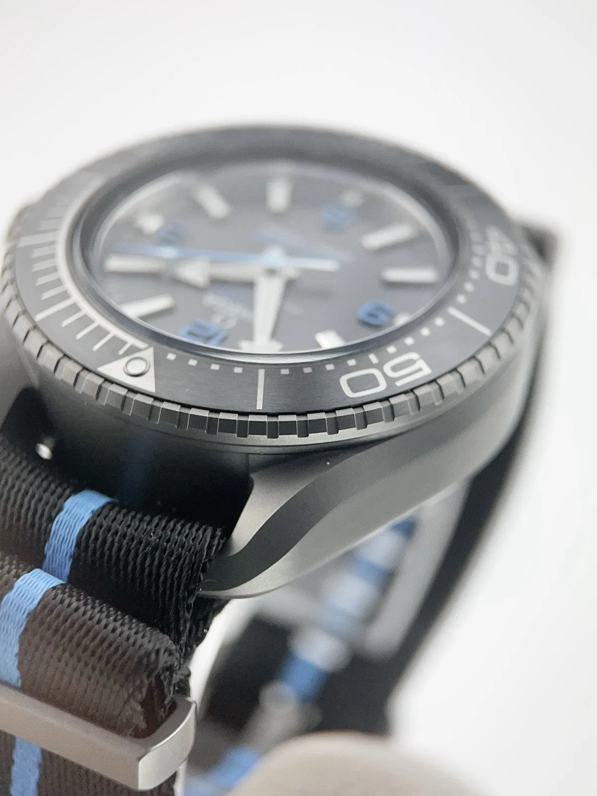 Omega Seamaster Ultra Deep Titanium Black Dial 45.5mm Auto 215.92.46.21.01.001