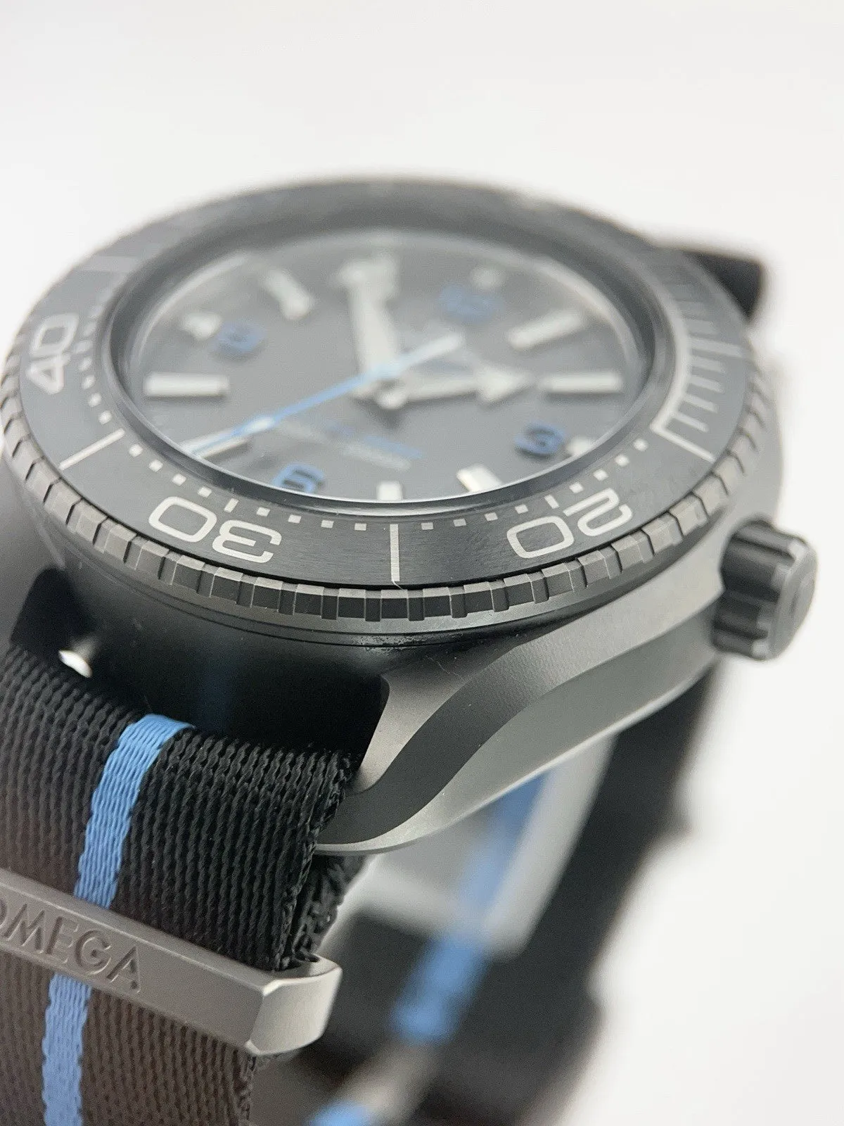 Omega Seamaster Ultra Deep Titanium Black Dial 45.5mm Auto 215.92.46.21.01.001