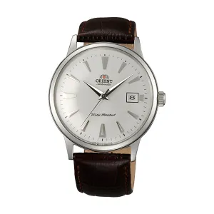 Orient 2nd Generation Bambino Black Leather Strap Cream Dial Automatic Watch for Gents - FAC00005W0