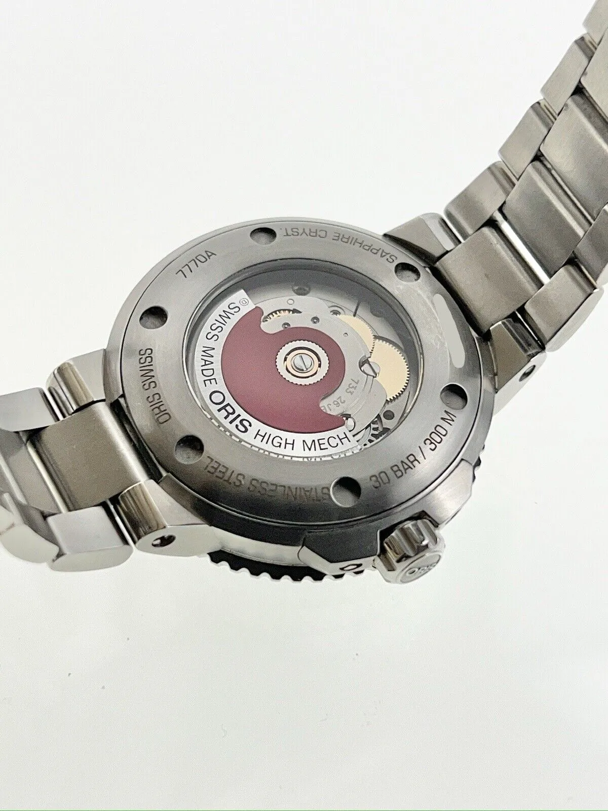Oris Aquis Date Upcycle Steel Multi Color 36.5mm Automatic Men’s Watch 7770A