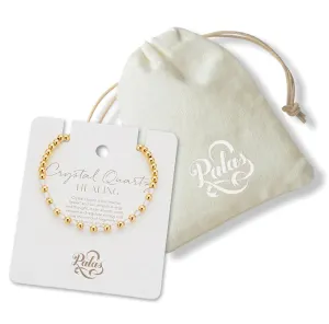 PALAS Crystal Quartz Lotus Purity Bracelet