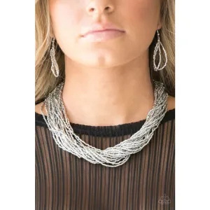 Paparazzi The Speed of STARLIGHT - Silver Necklaces