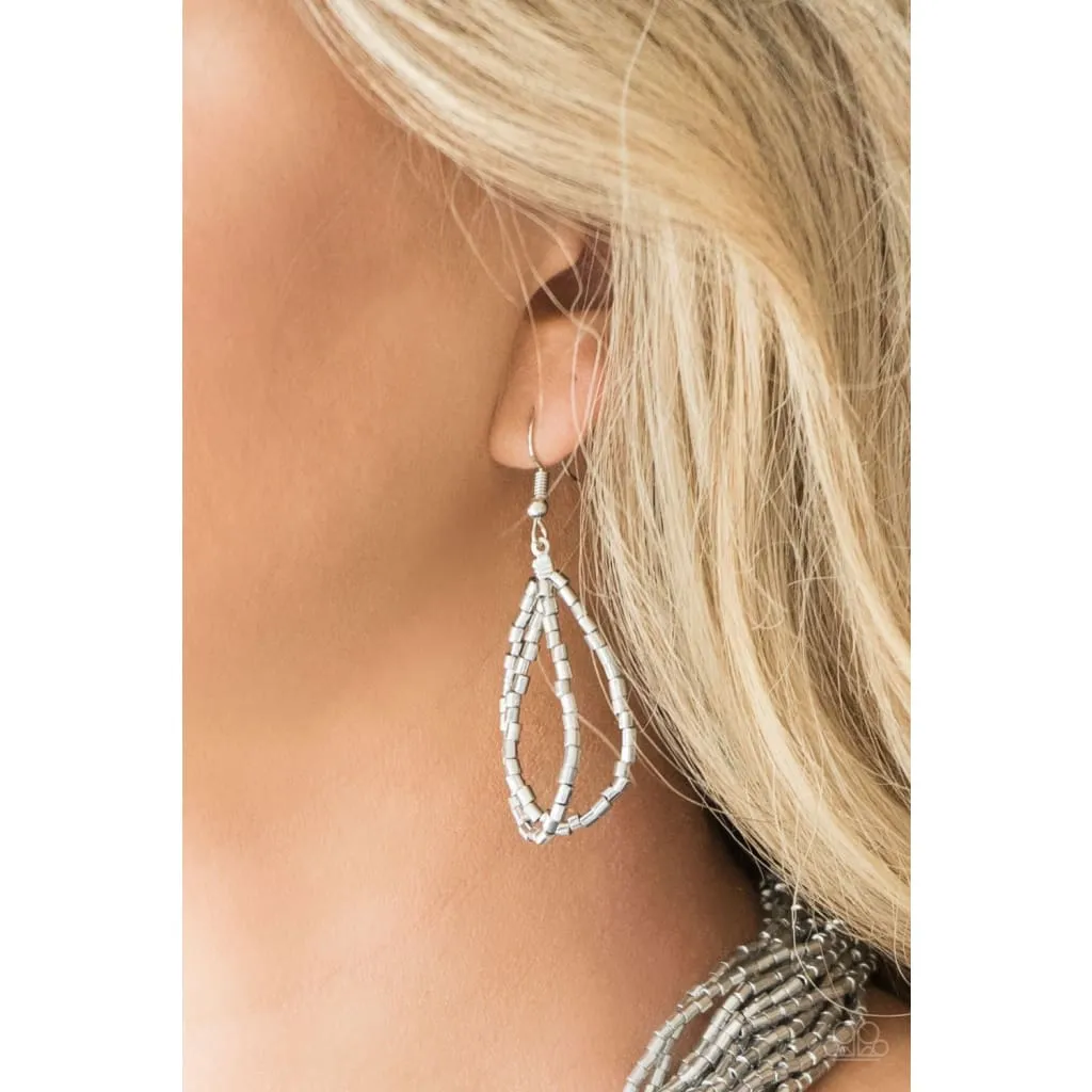 Paparazzi The Speed of STARLIGHT - Silver Necklaces