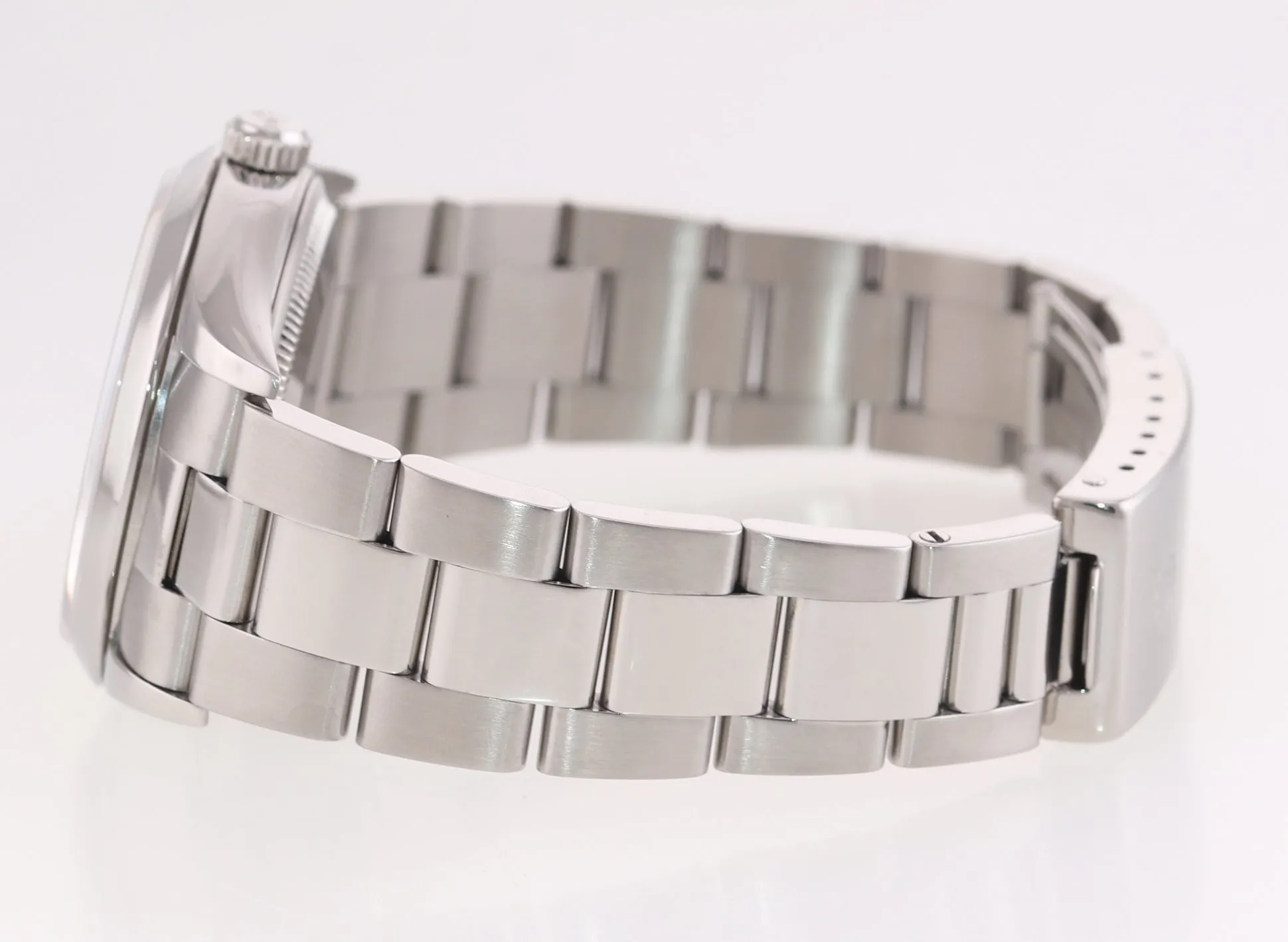 PAPERS Rolex Oyster Perpetual Air-King Silver 14000M 34mm Precision Watch Box
