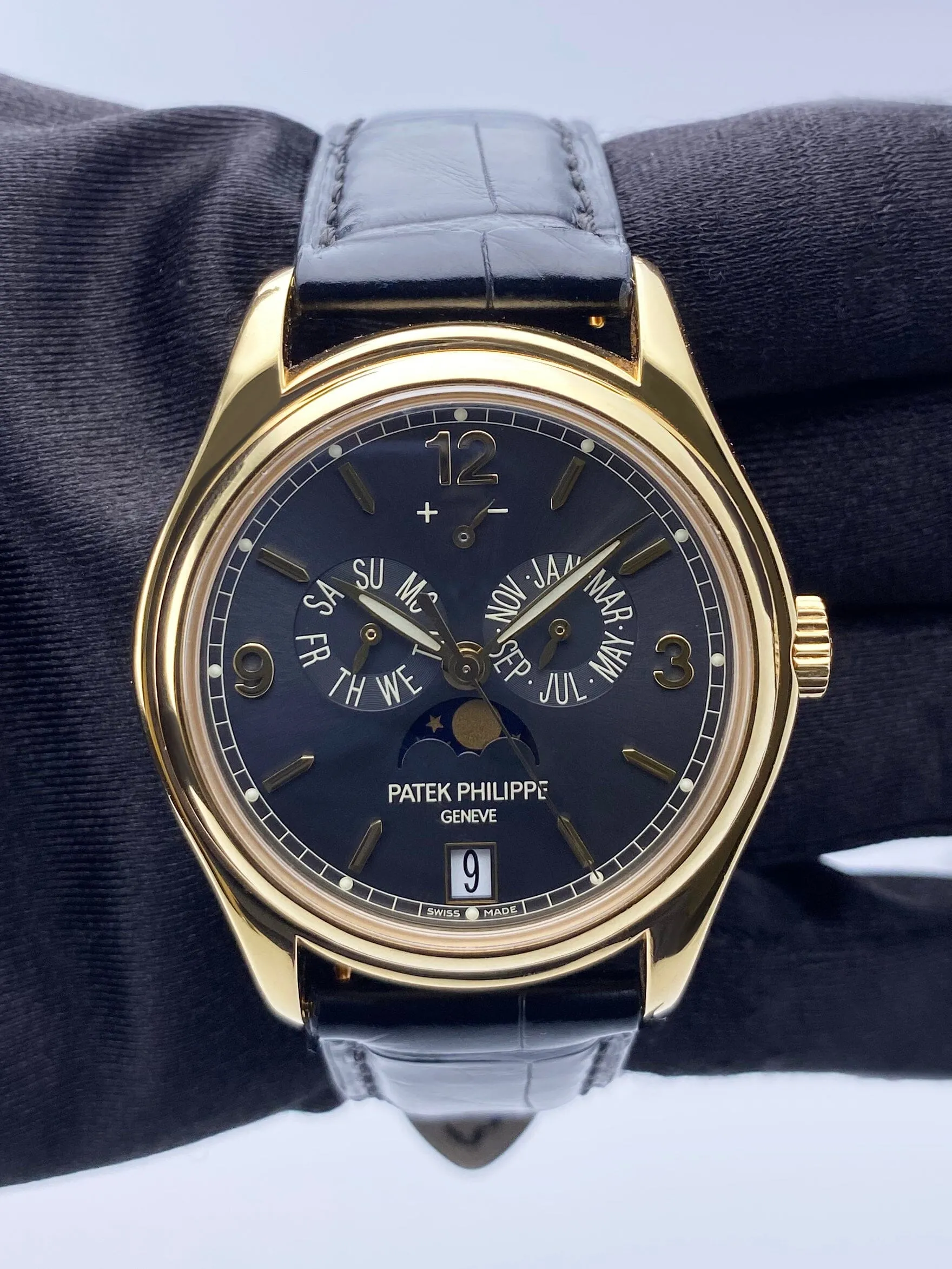 Patek Philippe Annual Calendar 5146J Slate Dial Mens Watch Box Papers