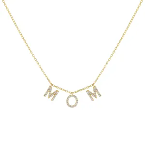 Pavé Mom Necklace