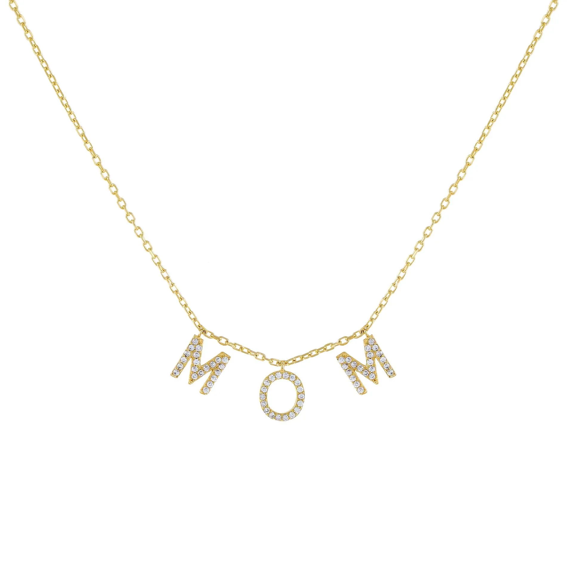Pavé Mom Necklace