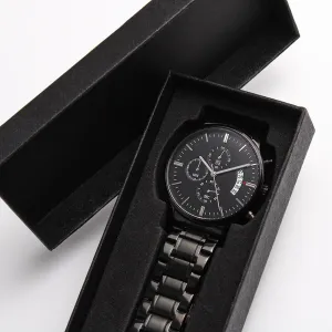 Personalized Engraved Watch For Dad, Cool Biker Dad