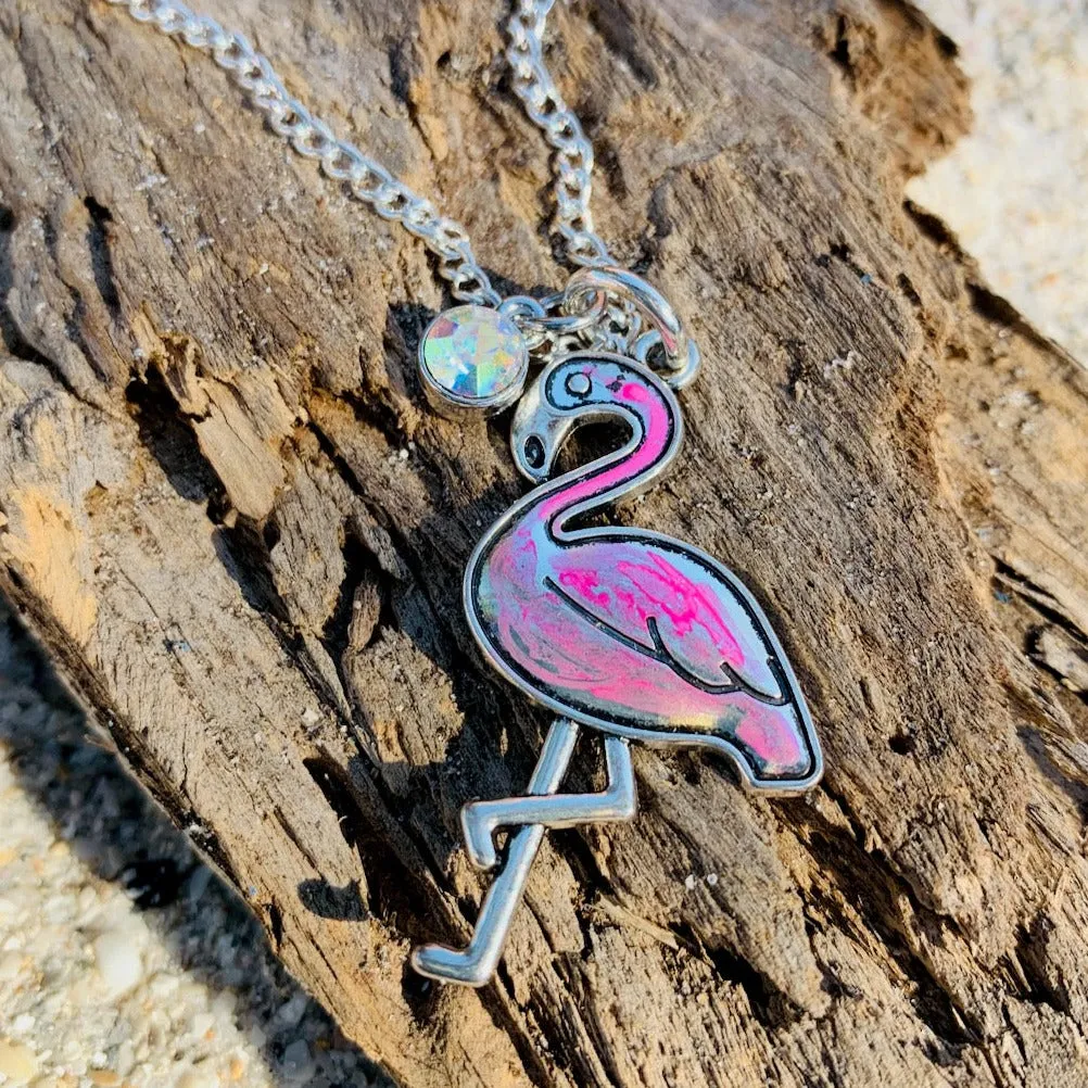 Pink Flamingo, Necklace