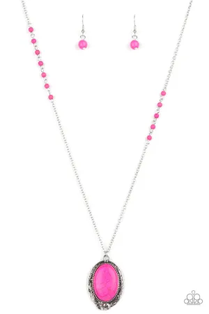 Plateau Paradise Pink Paparazzi Necklace