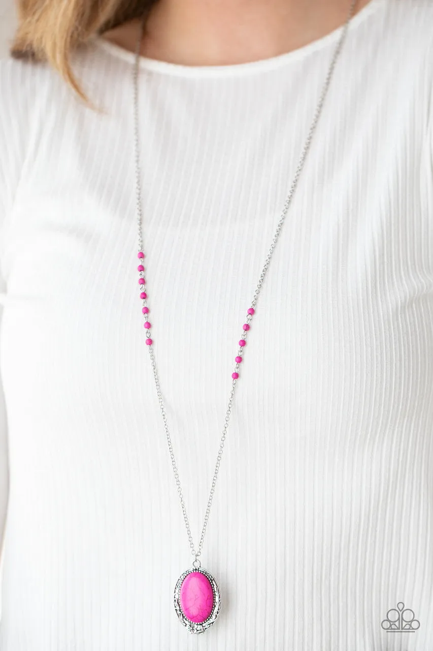 Plateau Paradise Pink Paparazzi Necklace