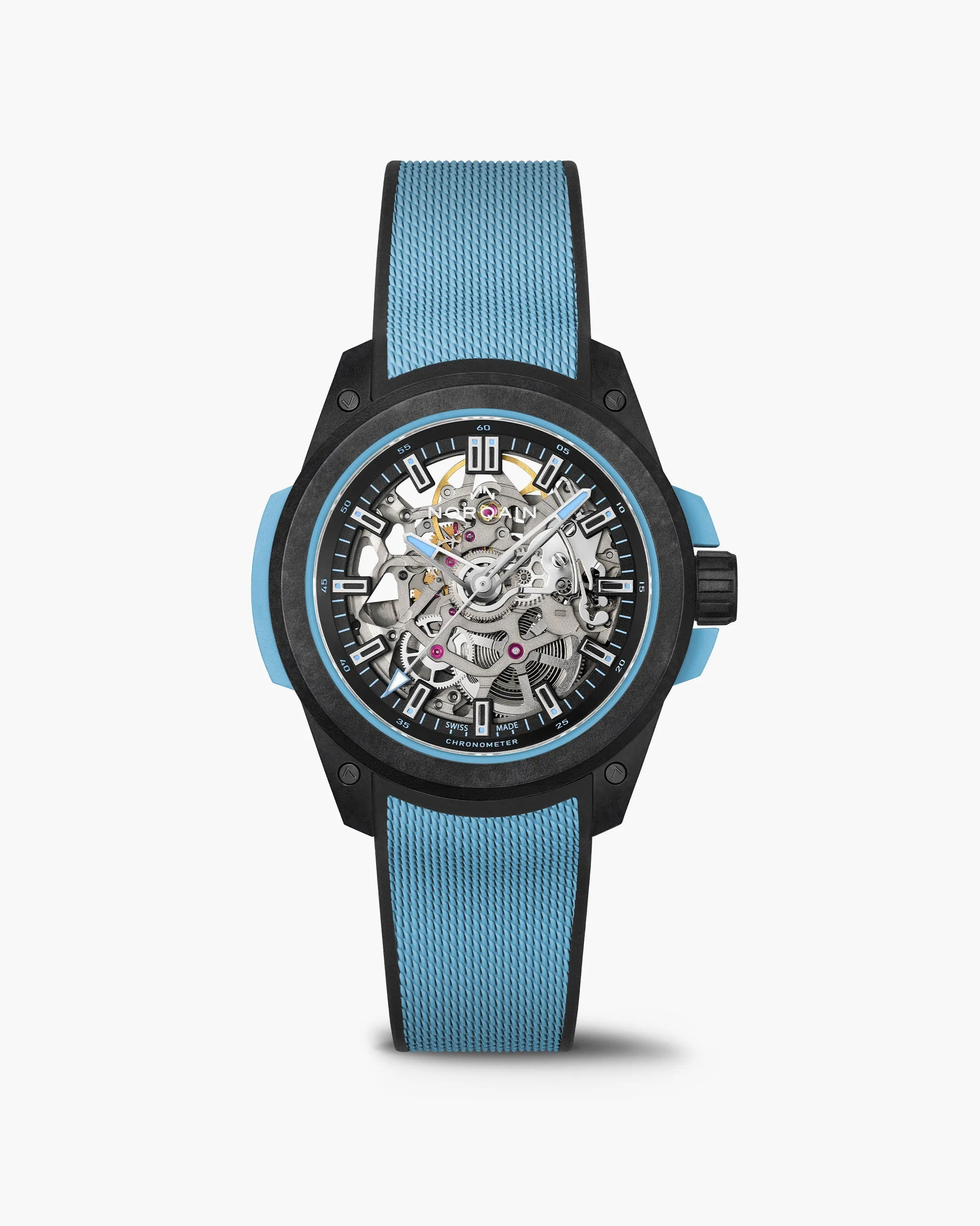Pre-Order: NORQAIN Wild ONE Skeleton 39mm Sky Blue