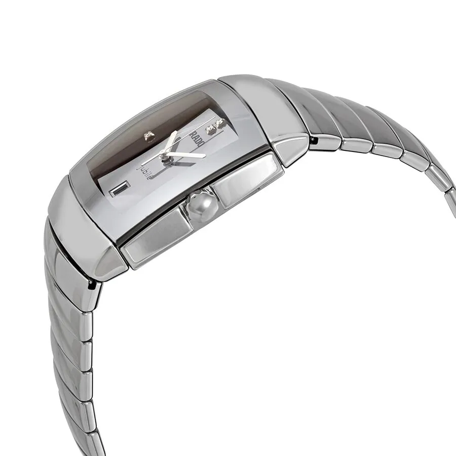 Rado Sintra Jubile Silver Dial Platinum Ceramic Men's Watch R13719702