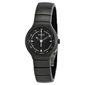 Rado True Jubile Black Dial Black Ceramic Ladies Watch R27678162