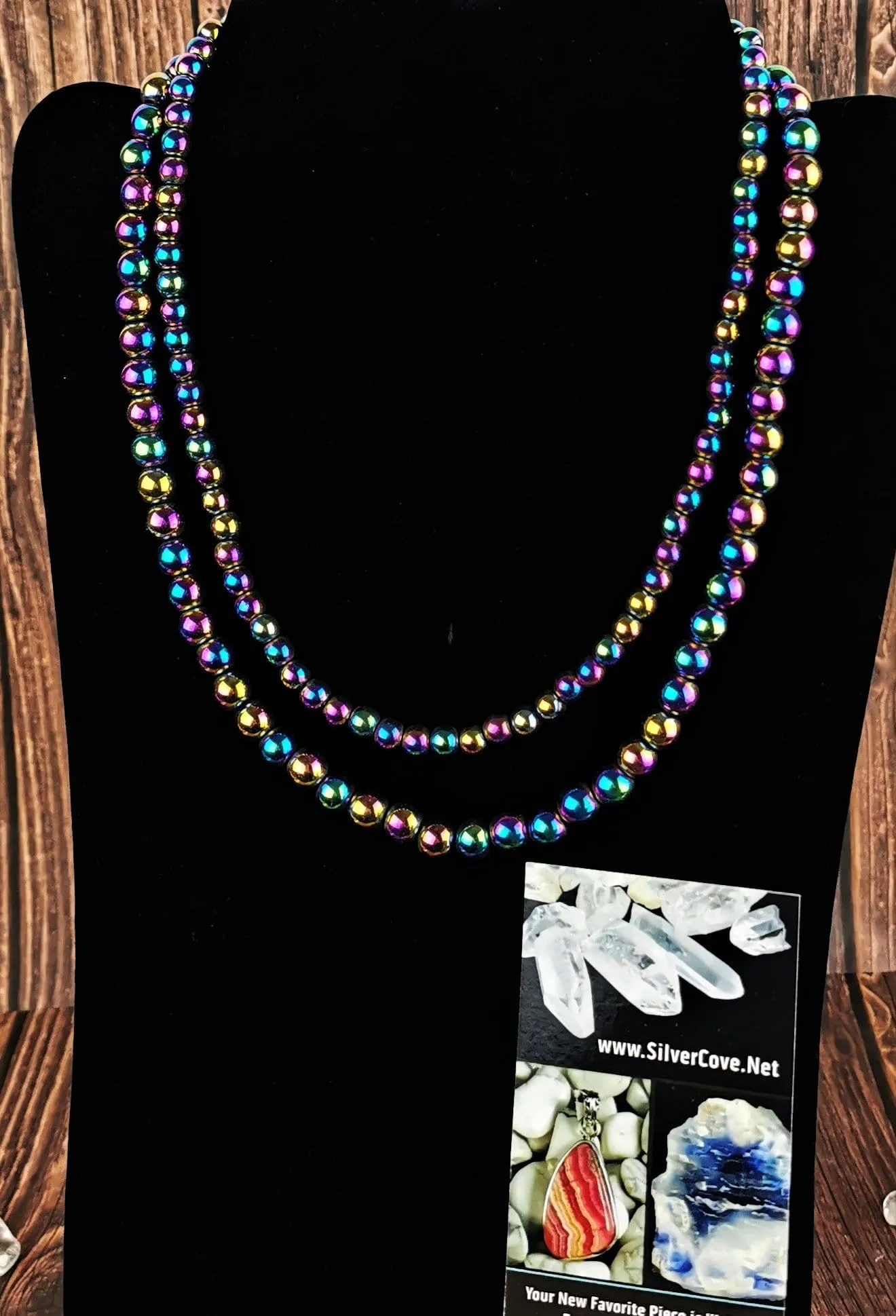 Rainbow Hematite Necklaces
