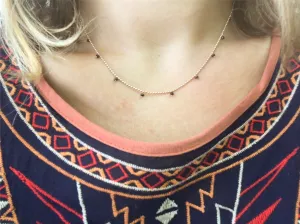 RAINDROPS NECKLACE -BLACK DIAMOND