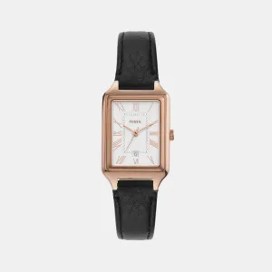 Raquel Women Quartz White Dial Analog Leather Watch ES5310