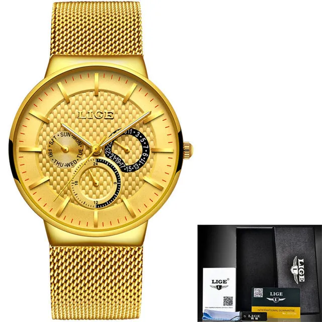 Reloj Hombre LIGE Brand Men's Watches