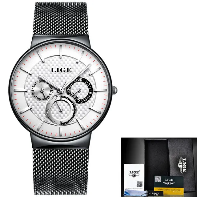 Reloj Hombre LIGE Brand Men's Watches