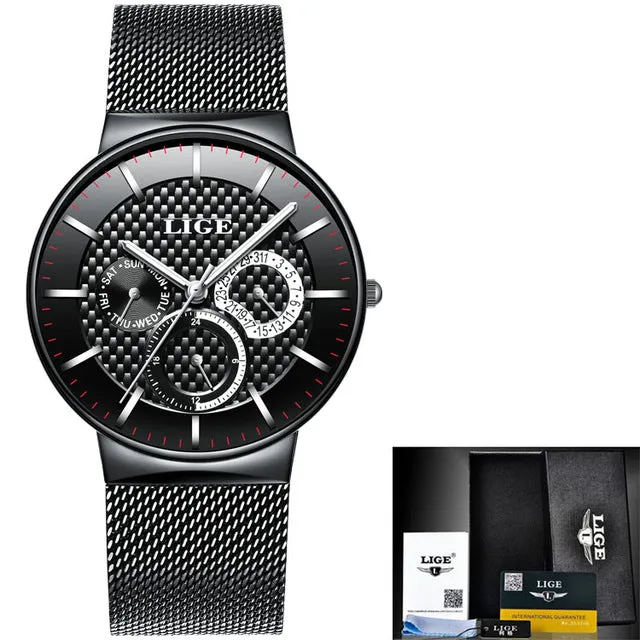 Reloj Hombre LIGE Brand Men's Watches
