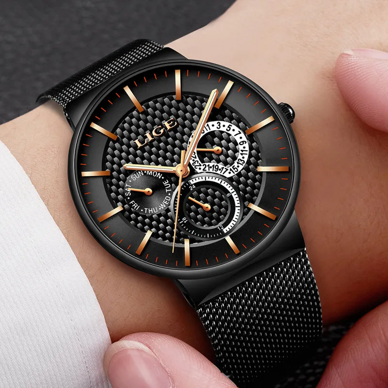 Reloj Hombre LIGE Brand Men's Watches
