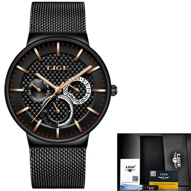 Reloj Hombre LIGE Brand Men's Watches