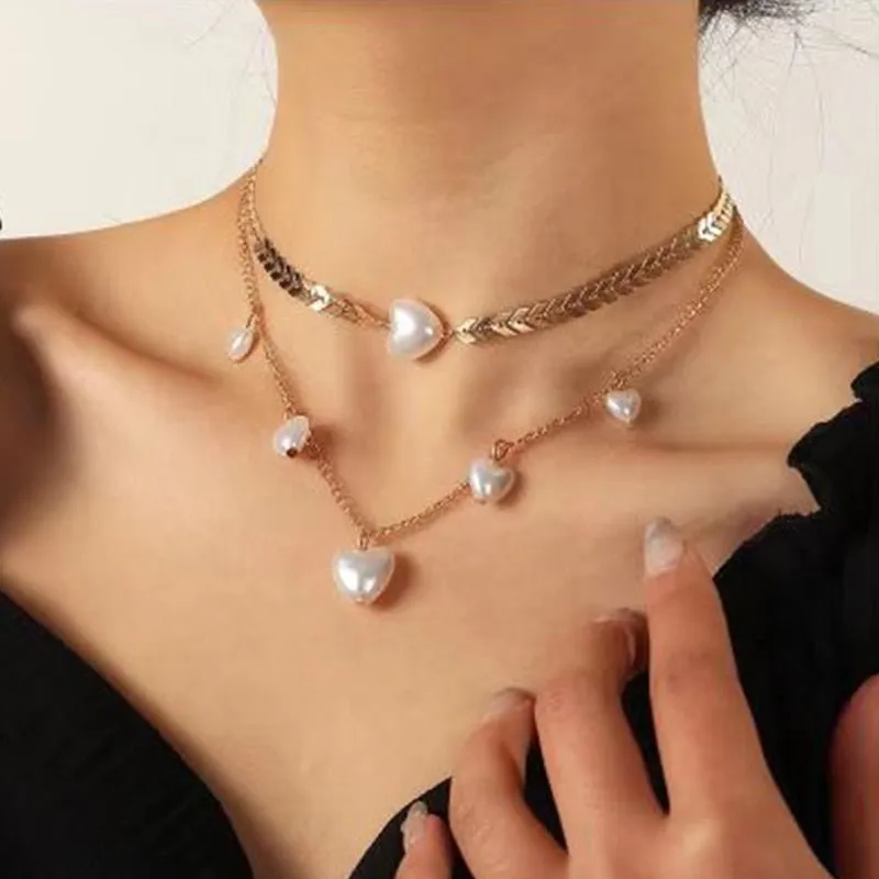 Retro Round Bead Necklace For Women Anniverssary Jewelry Gifts