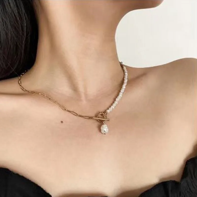 Retro Round Bead Necklace For Women Anniverssary Jewelry Gifts