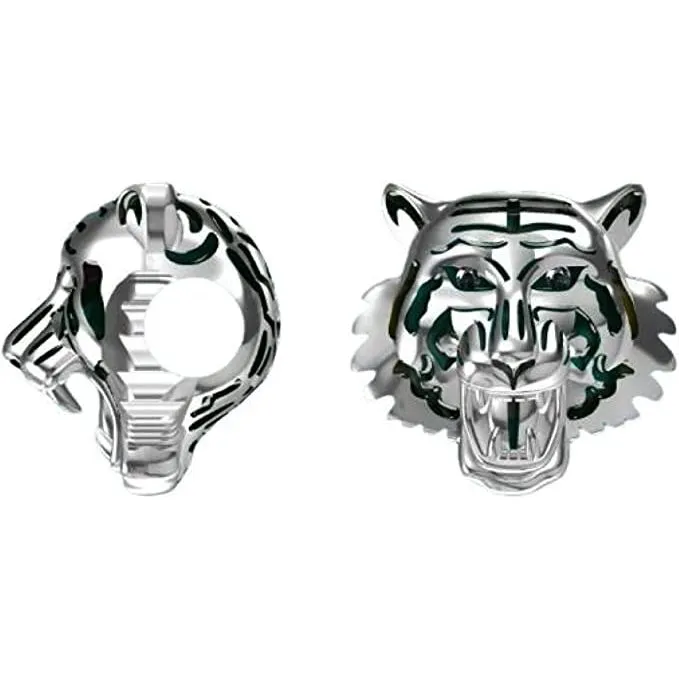 Roaring Tiger Head Bead Charm