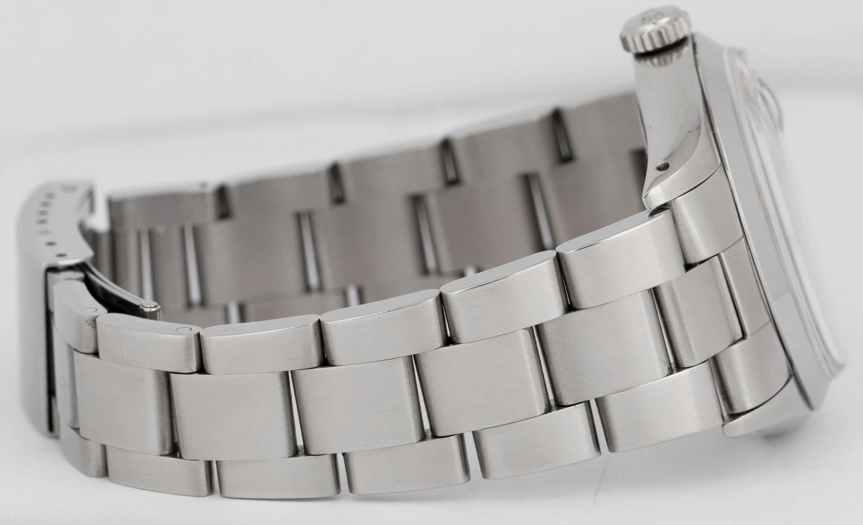 Rolex Oysterdate Precision Silver MICKEY MOUSE Stainless Steel 34mm Watch 6694