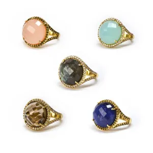 Round Stone Ring