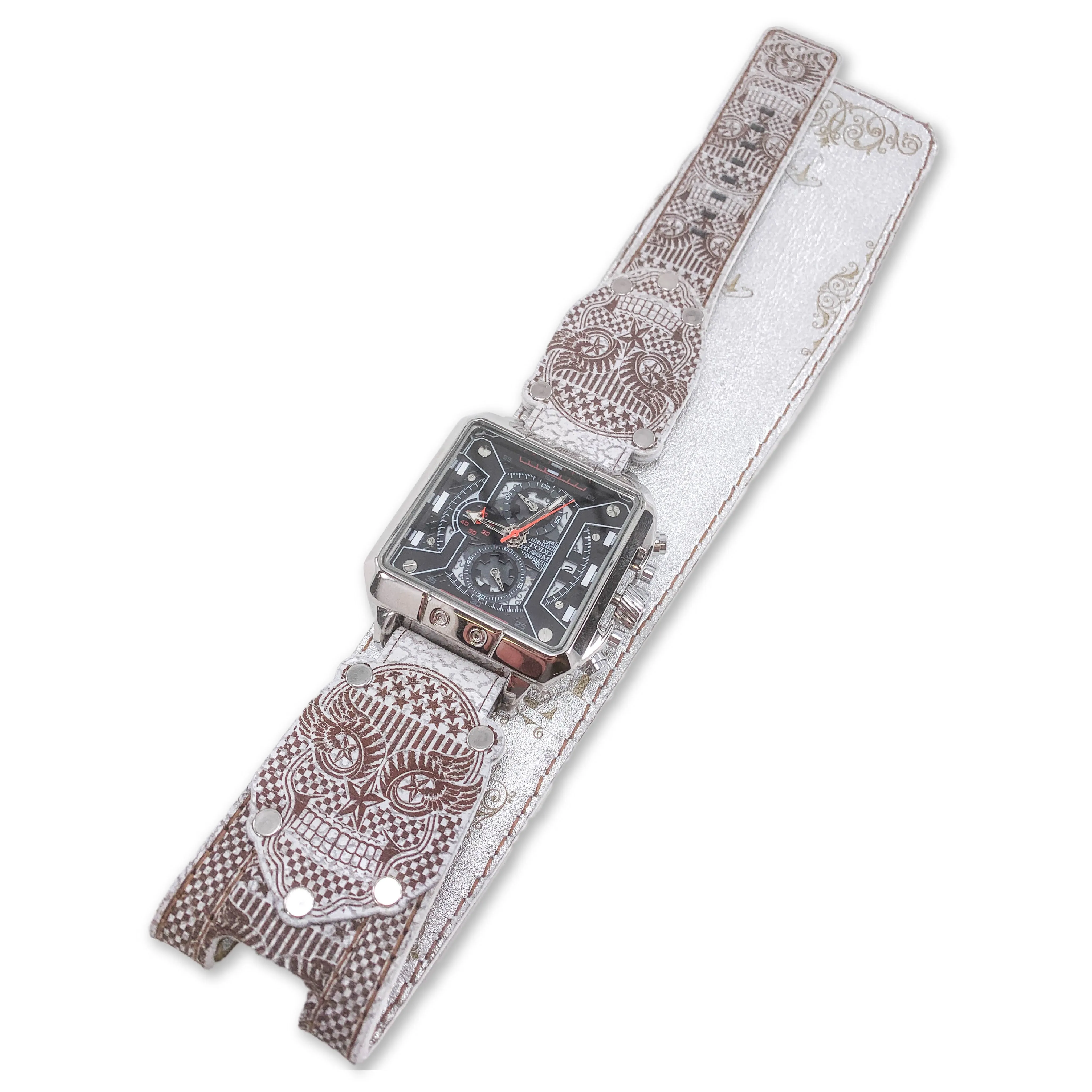 RUBBER NECK VI-MENS HAND MADE-FULL GRAIN LEATHER-WATCH