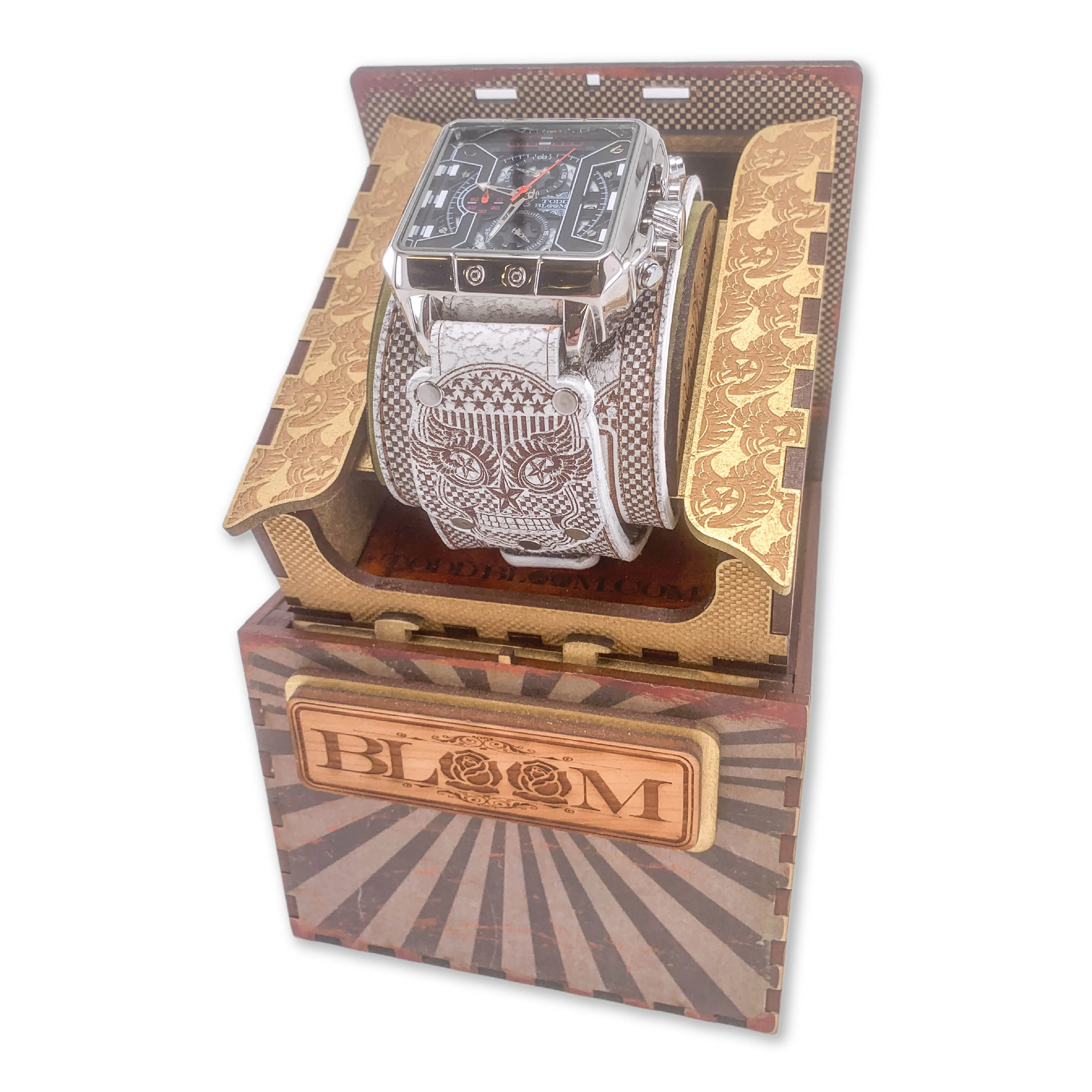 RUBBER NECK VI-MENS HAND MADE-FULL GRAIN LEATHER-WATCH