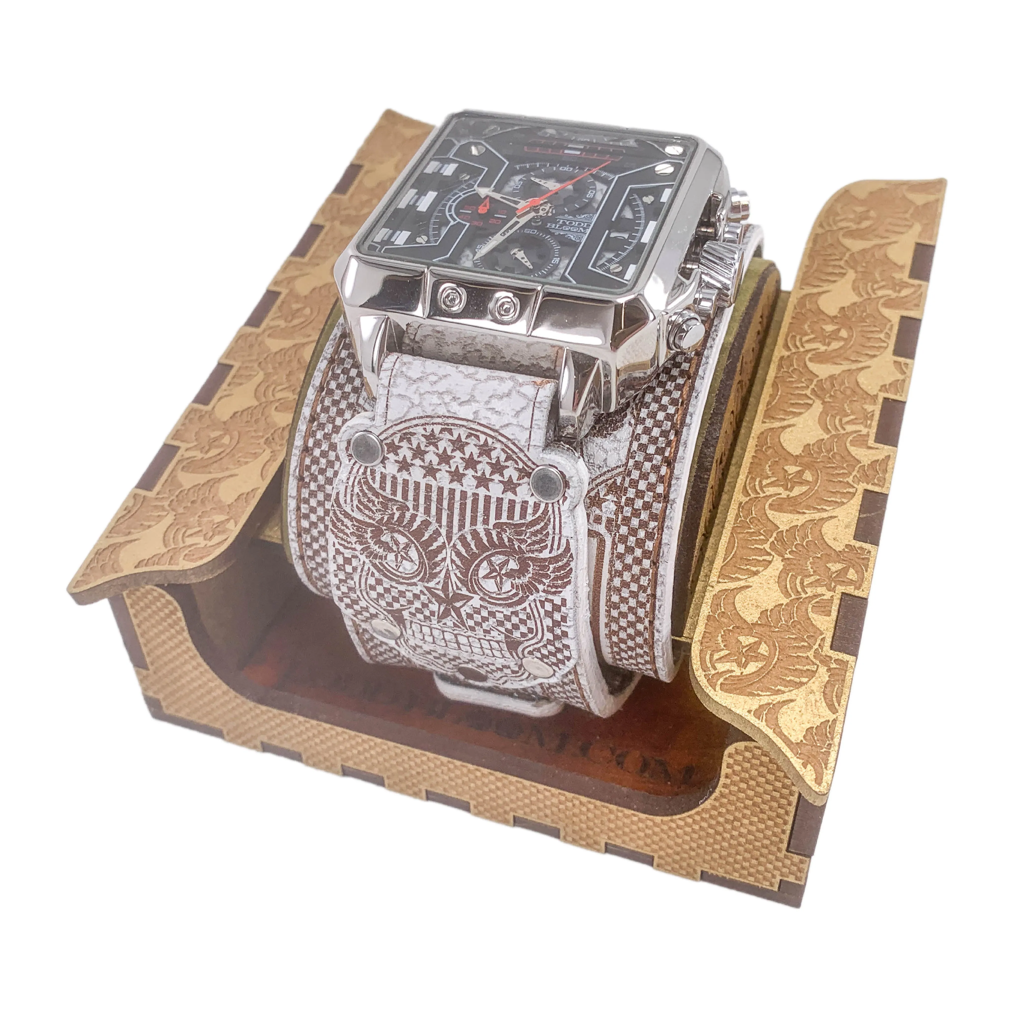 RUBBER NECK VI-MENS HAND MADE-FULL GRAIN LEATHER-WATCH