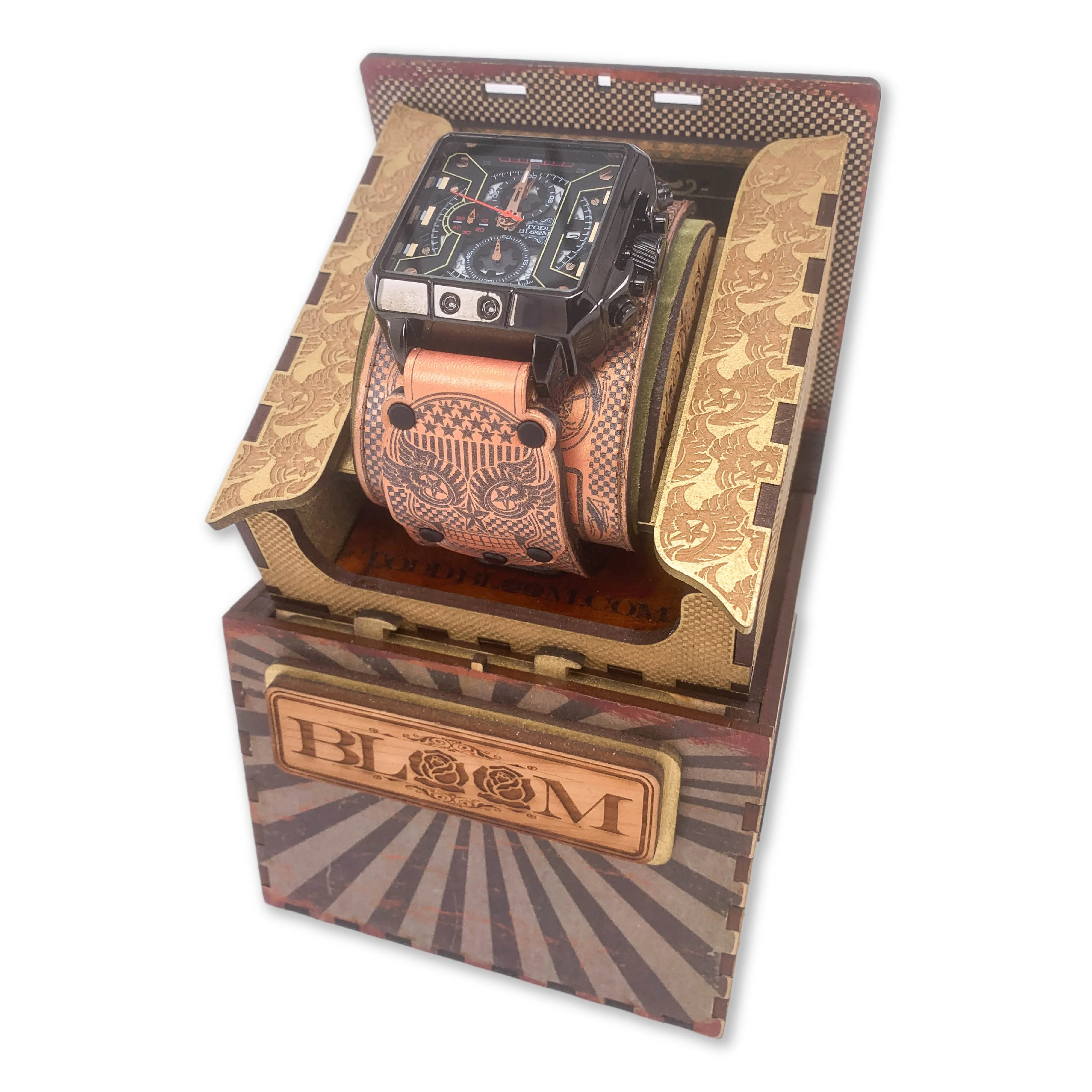 RUBBER NECK XXIX-MENS HAND MADE-FULL GRAIN LEATHER-WATCH