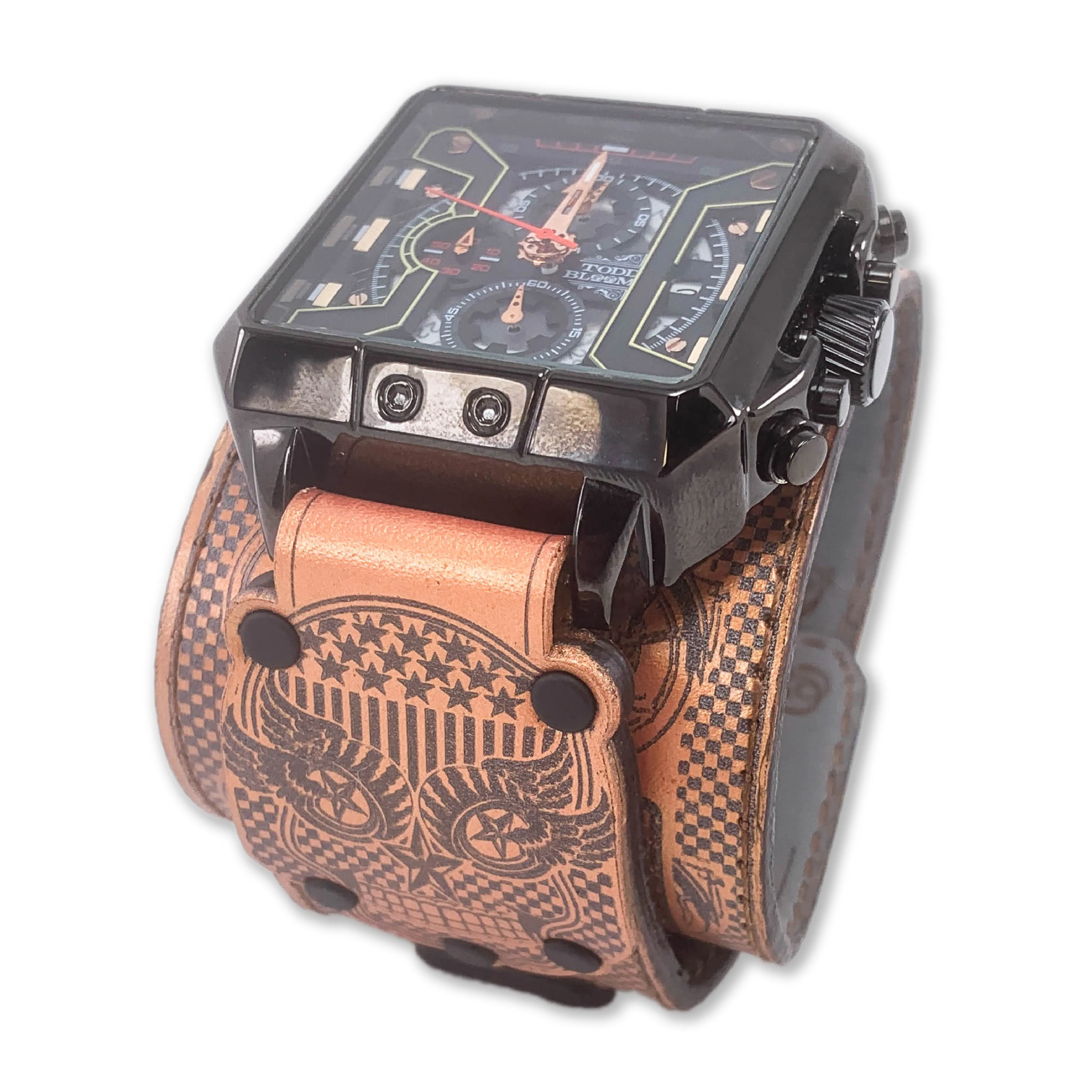 RUBBER NECK XXIX-MENS HAND MADE-FULL GRAIN LEATHER-WATCH
