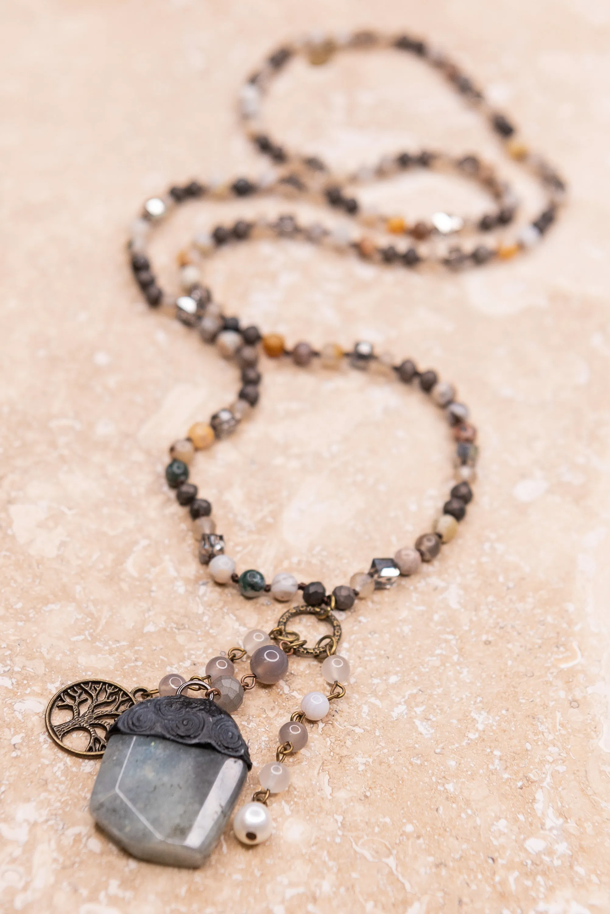 Rylina Necklace Laboradite