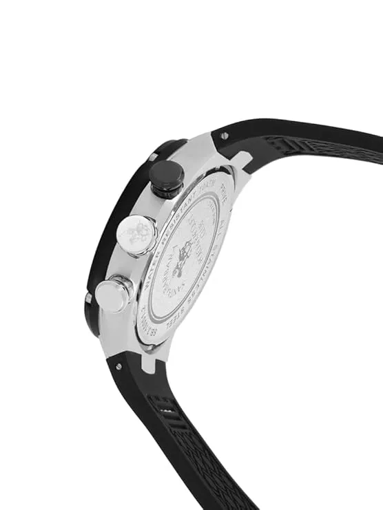 Santa barbara polo & racquet club Analog Blue Dial Men's Watch-SB.3.10001-3