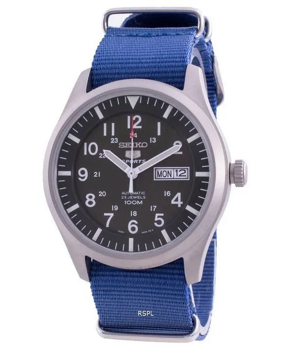 Seiko 5 Sports Military Automatic SNZG09K1-var-NATO8 100M Men's Watch
